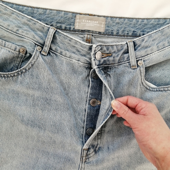 Everlane The Curvy '90s Cheeky Straight Leg Jeans Ankle Crop Plus Size 32 - Picture 6 of 16